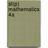 St(p) Mathematics 4a