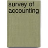 Survey Of Accounting door James M. Reeve