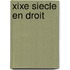 Xixe Siecle En Droit