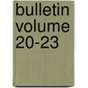 Bulletin Volume 20-23 door New York Dept of Labor