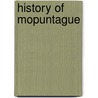 History of Mopuntague door Edward Pearson Pressey