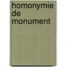 Homonymie de Monument door Source Wikipedia