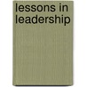 Lessons In Leadership door Paul Joyce