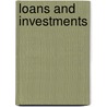 Loans And Investments by Oliver Mitchell Wentworth Sprague