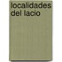 Localidades del Lacio