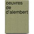 Oeuvres De D'Alembert