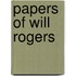 Papers of Will Rogers