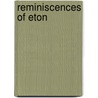 Reminiscences of Eton door Henry John Crickitt Blake