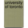 University of Toronto by Books Llc