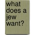 What Does a Jew Want?