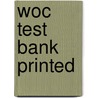 Woc Test Bank Printed door Zumdahl