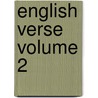 English Verse Volume 2 door W. J. 1812-1897 Linton