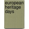 European Heritage Days door Ronald Cohn