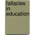Fallacies In Education