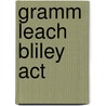 Gramm Leach Bliley Act by Ronald Cohn