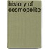 History Of Cosmopolite