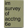 Im Survey of Acctng 6e door Warren