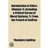 Introduction To Ethics