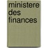 Ministere Des Finances