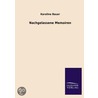 Nachgelassene Memoiren door Karoline Bauer
