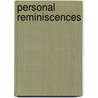 Personal Reminiscences door William Jerdan