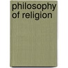 Philosophy Of Religion door Taliaferro