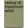 Radius of Maximum Wind door Ronald Cohn
