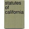 Statutes Of California by California