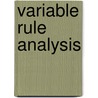 Variable Rule Analysis door John Paolillo