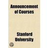 Announcement of Courses by Stanford University