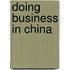Doing Business In China