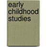 Early Childhood Studies by Jayne Taylor