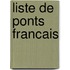 Liste de Ponts Francais