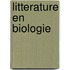 Litterature En Biologie