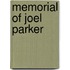 Memorial Of Joel Parker