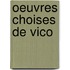 Oeuvres Choises de Vico