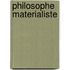 Philosophe Materialiste