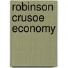 Robinson Crusoe Economy door Ronald Cohn