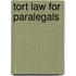 Tort Law for Paralegals