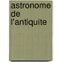 Astronome de L'Antiquite