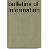 Bulletins of Information door Columbia University