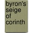 Byron's Seige Of Corinth