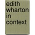 Edith Wharton in Context