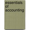 Essentials of Accounting by Robert N. Anthony