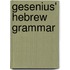 Gesenius' Hebrew Grammar
