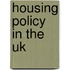 Housing Policy In The Uk