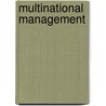 Multinational Management door Usa) Cullen John (Washington State University