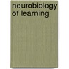 Neurobiology Of Learning door Nancy Jones