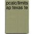 Pcalc/Limits Ap Texas Te