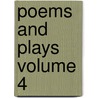 Poems and Plays Volume 4 by William Hayley